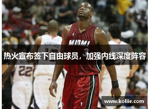 热火宣布签下自由球员，加强内线深度阵容